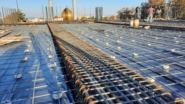 پروژه حسینیه شیخ نوایی شهرستان خوی با دهانه 18 متر و کنسول های 5 متری 2