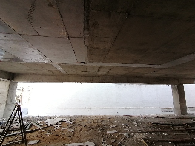 پروژه پیش تنیده پاسداران با سقف پیش تنیده باندد و دهانه 17 متری 2